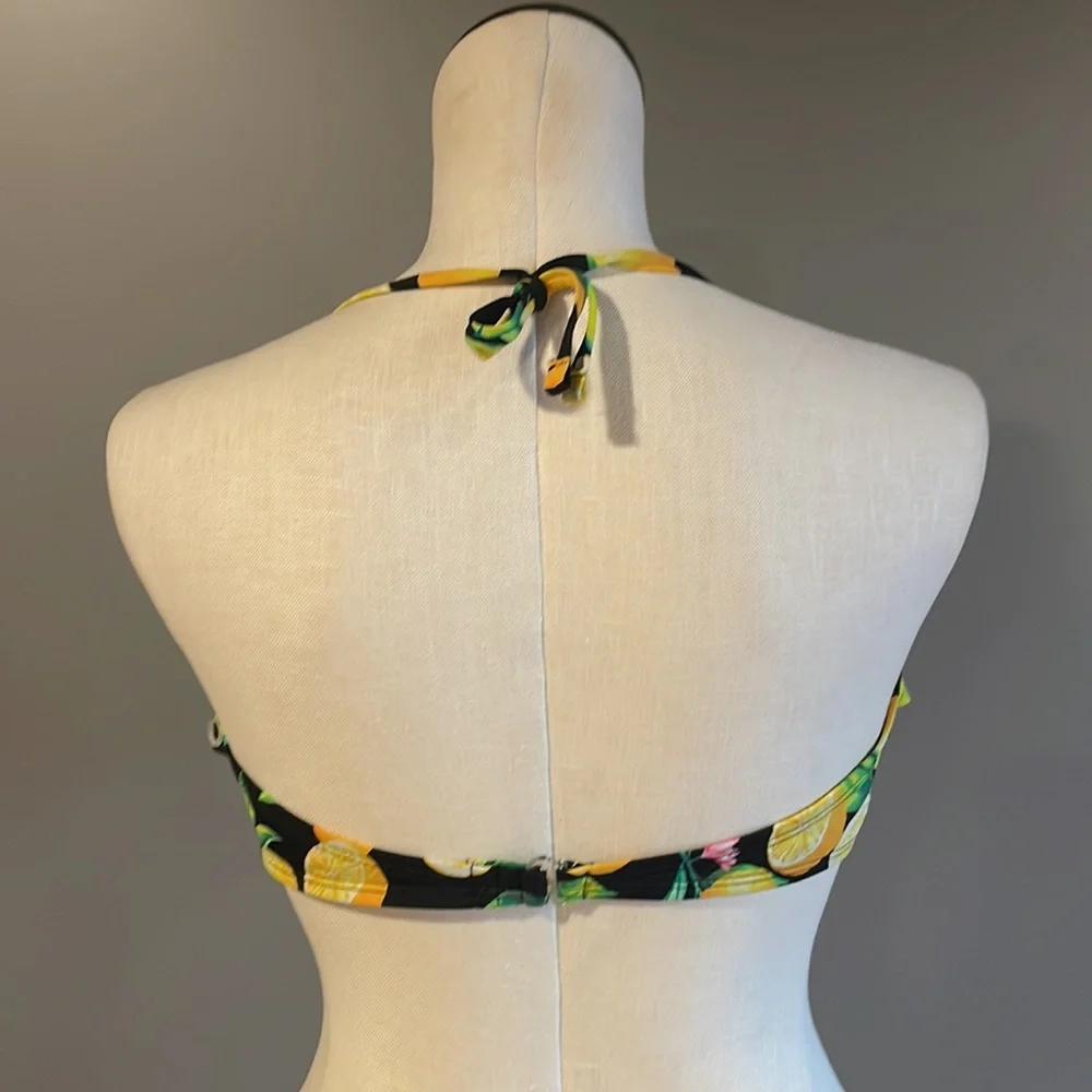 NWOT Lemons Bikini Top. XL - Picture 3 of 9
